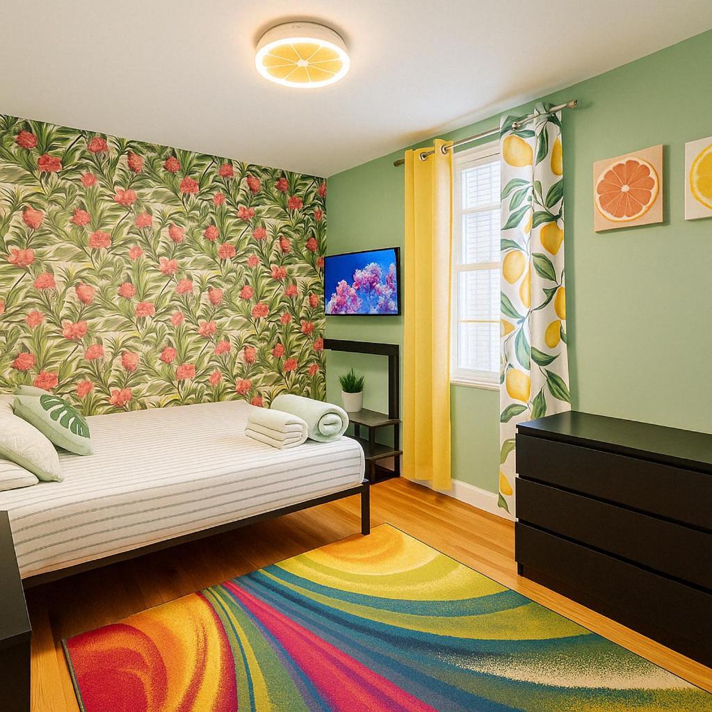 Tropical Comfort Room In Harlem Cozy Stay With Snacks & Style New York Extérieur photo
