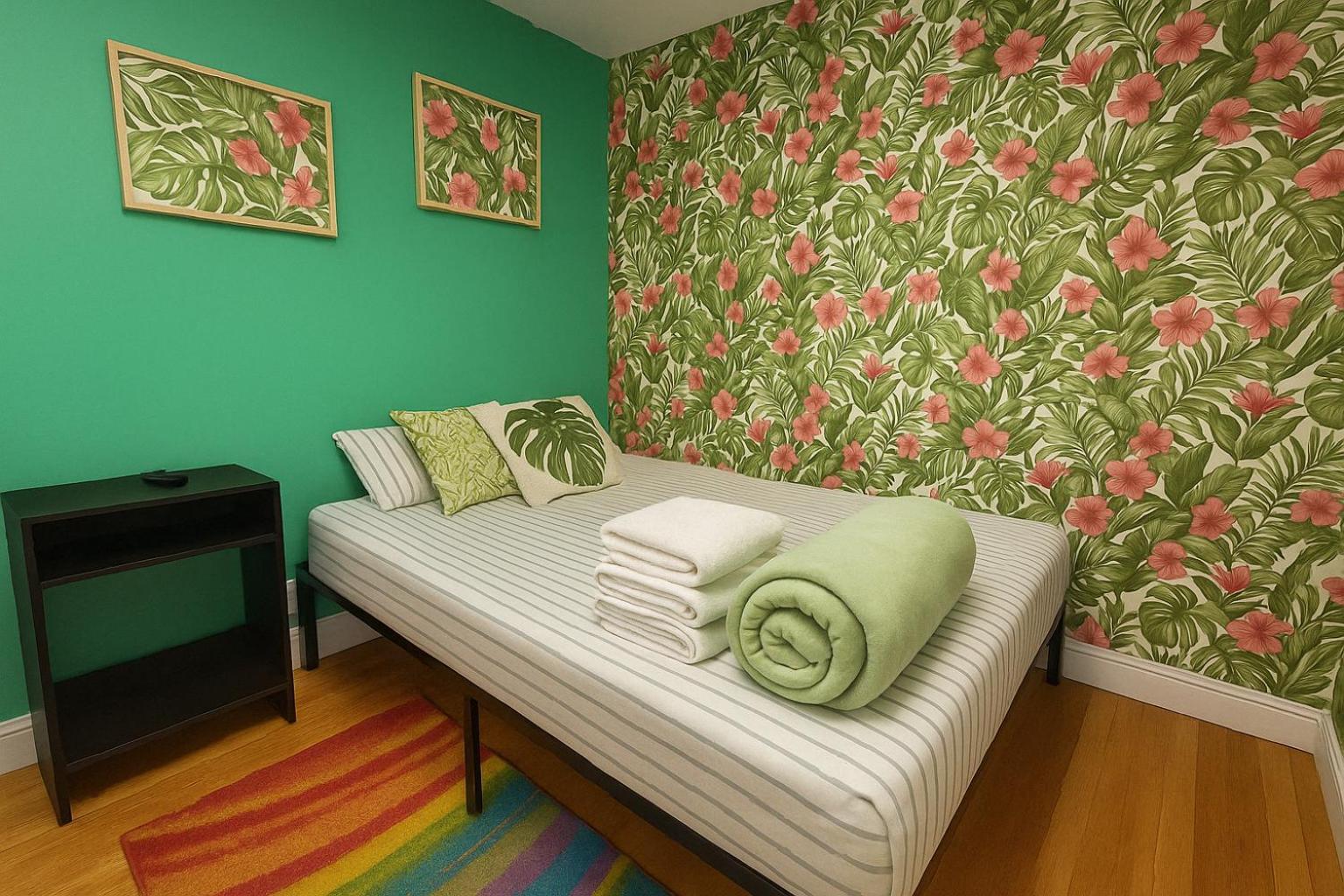 Tropical Comfort Room In Harlem Cozy Stay With Snacks & Style New York Extérieur photo
